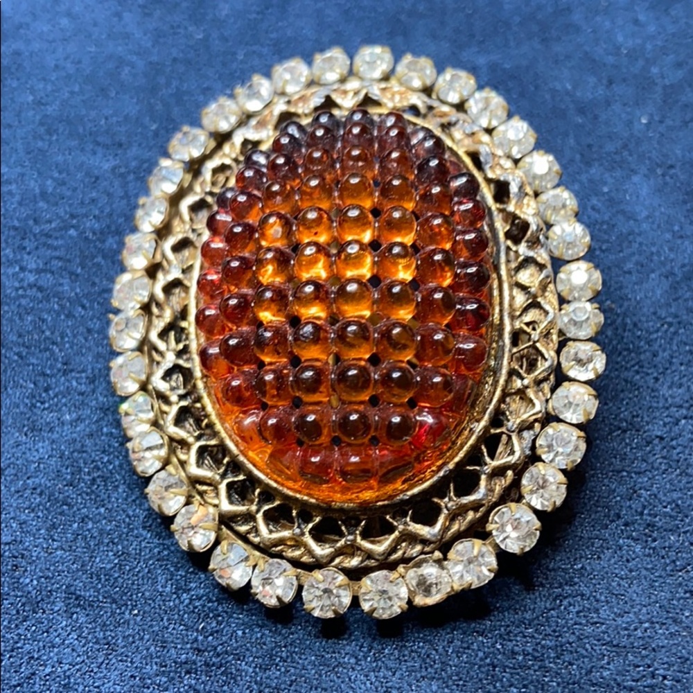 Vintage Estate Czech Art Deco Brooch
